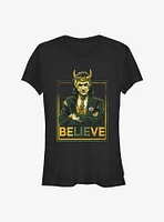 Marvel Loki Political Motive Girls T-Shirt