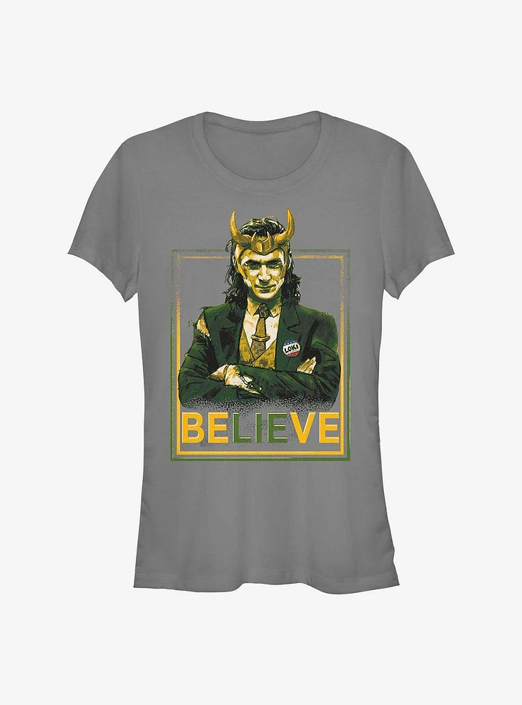 Marvel Loki Political Motive Girls T-Shirt