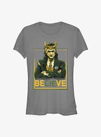 Marvel Loki Political Motive Girls T-Shirt