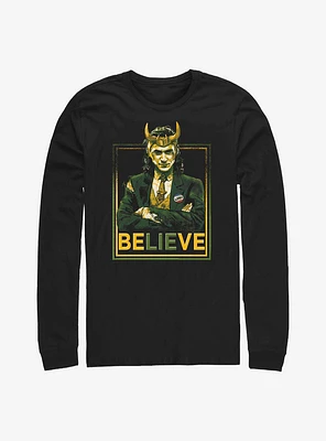 Marvel Loki Political Motive Long-Sleeve T-Shirt