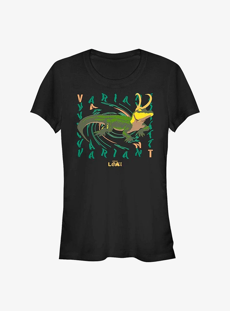 Marvel Loki Alligator Deviance Girls T-Shirt