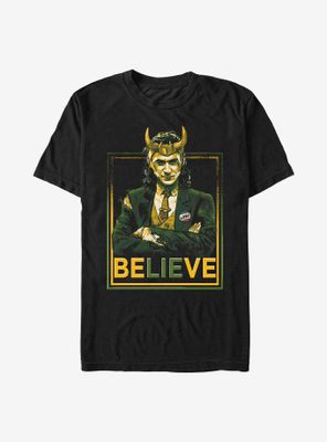 Marvel Loki Believe Political Motive T-Shirt