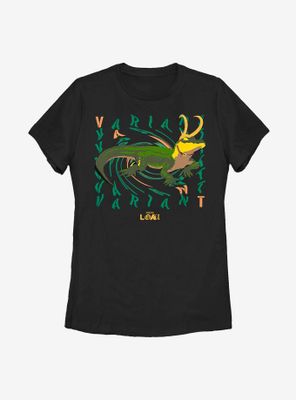Marvel Loki Alligator Deviance Womens T-Shirt