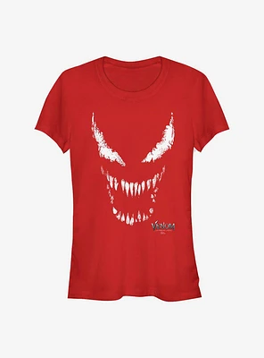 Marvel Venom Carnage Big Face Girls T-Shirt