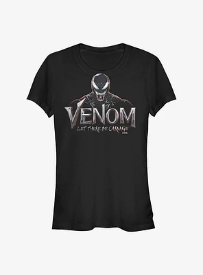 Marvel Venom Logo Grin Girls T-Shirt