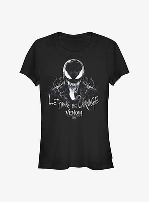 Marvel Venom Lines Girls T-Shirt