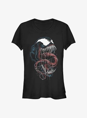 Marvel Venom Tongue Girls T-Shirt