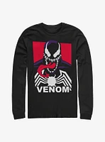 Marvel Venom Face Long-Sleeve T-Shirt