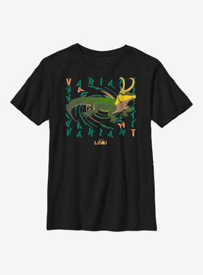 Marvel Loki Alligator Deviance Youth T-Shirt
