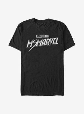 Marvel Ms. Black And White T-Shirt