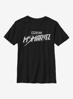 Marvel Ms. Black And White Youth T-Shirt