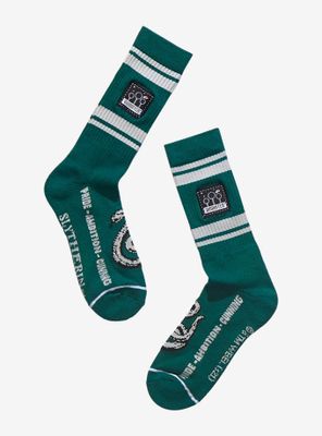 Harry Potter Slytherin Quidditch Crew Socks - BoxLunch Exclusive