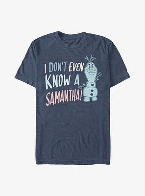 Disney Frozen 2 I Don't Know Samantha T-Shirt