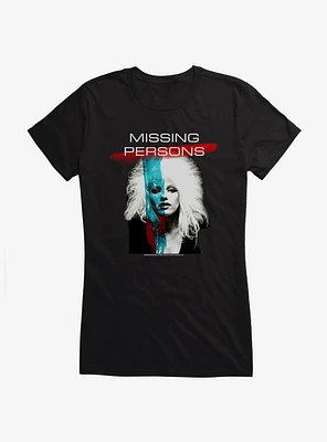 Missing Persons Bozzio Portrait Girls T-Shirt