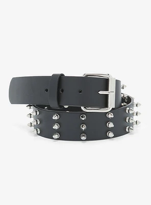Black Spiked Belt