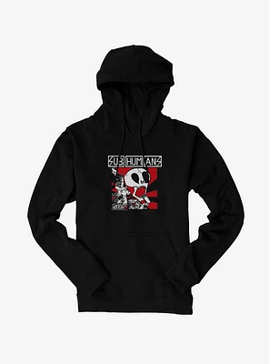 Subhumans Skull Band Logo Hoodie
