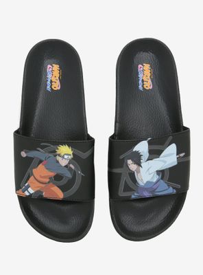 Naruto Shippuden & Sauske Slide Sandals