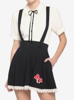 Mushroom Patch Suspender Skirt