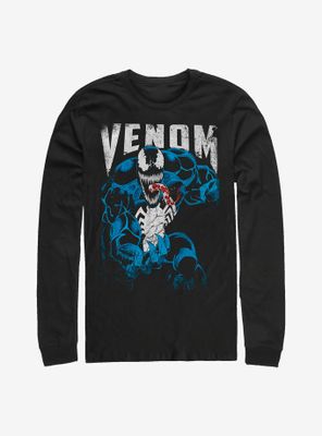 Marvel Venom: Let There Be Carnage Venom Grunge Long-Sleeve T-Shirt