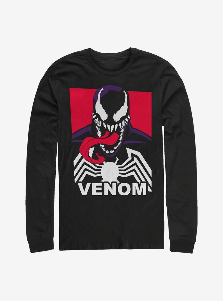 Marvel Venom: Let There Be Carnage Venom Tri-Color Long-Sleeve T-Shirt