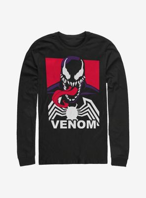Marvel Venom: Let There Be Carnage Venom Tri-Color Long-Sleeve T-Shirt