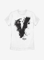 Marvel Venom: Let There Be Carnage Paint Splatter Womens T-Shirt