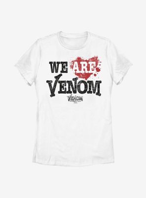 Marvel Venom: Let There Be Carnage Splattered Heart Womens T-Shirt