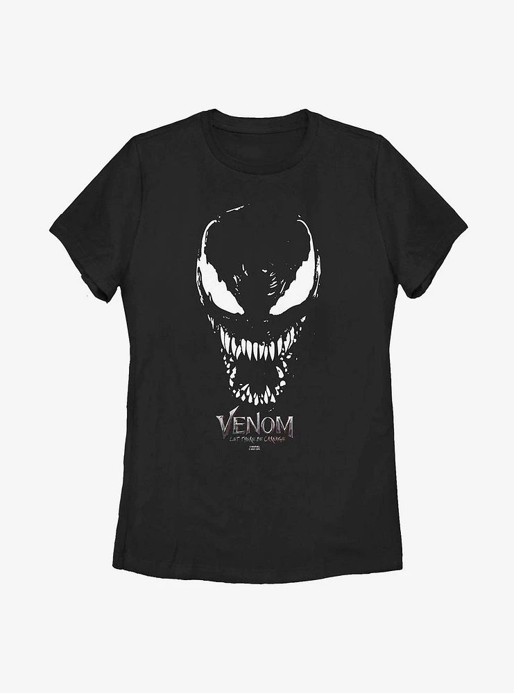Marvel Venom: Let There Be Carnage Venom Big Face Womens T-Shirt