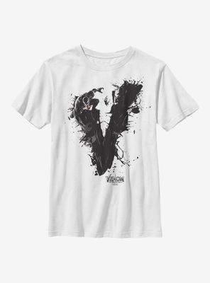 Marvel Venom: Let There Be Carnage Paint Splatter Youth T-Shirt