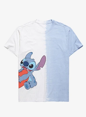 Disney Lilo & Stitch with Heart Split-Dye T-Shirt - BoxLunch Exclusive