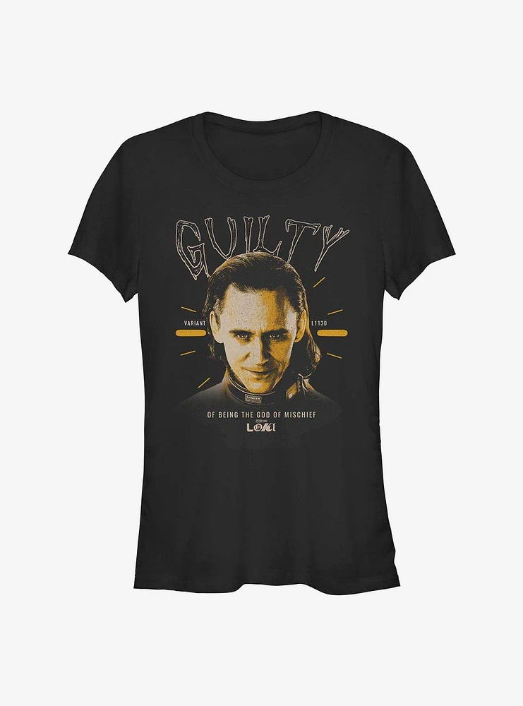 Marvel Loki Charged Guilty Girls T-Shirt