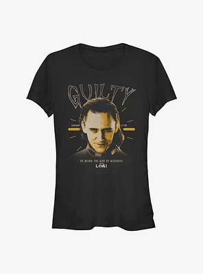 Marvel Loki Charged Guilty Girls T-Shirt