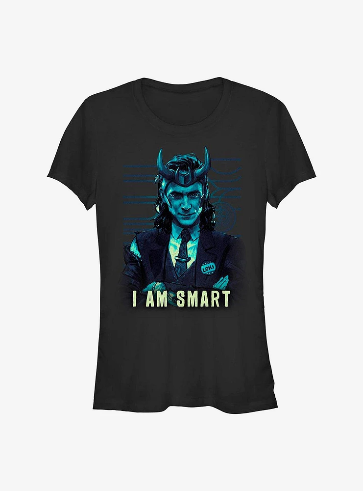 Marvel Loki I Am Smart Girls T-Shirt