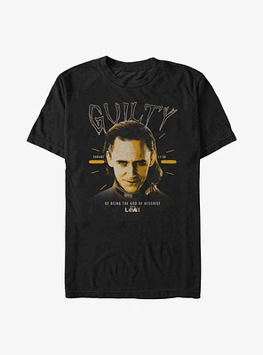 Marvel Loki Charged Guilty T-Shirt