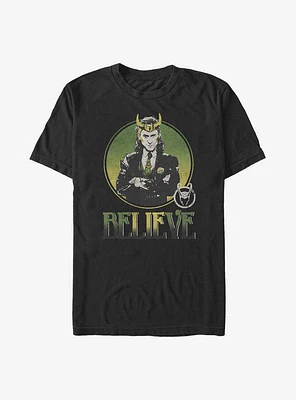 Marvel Loki Circle Believe T-Shirt