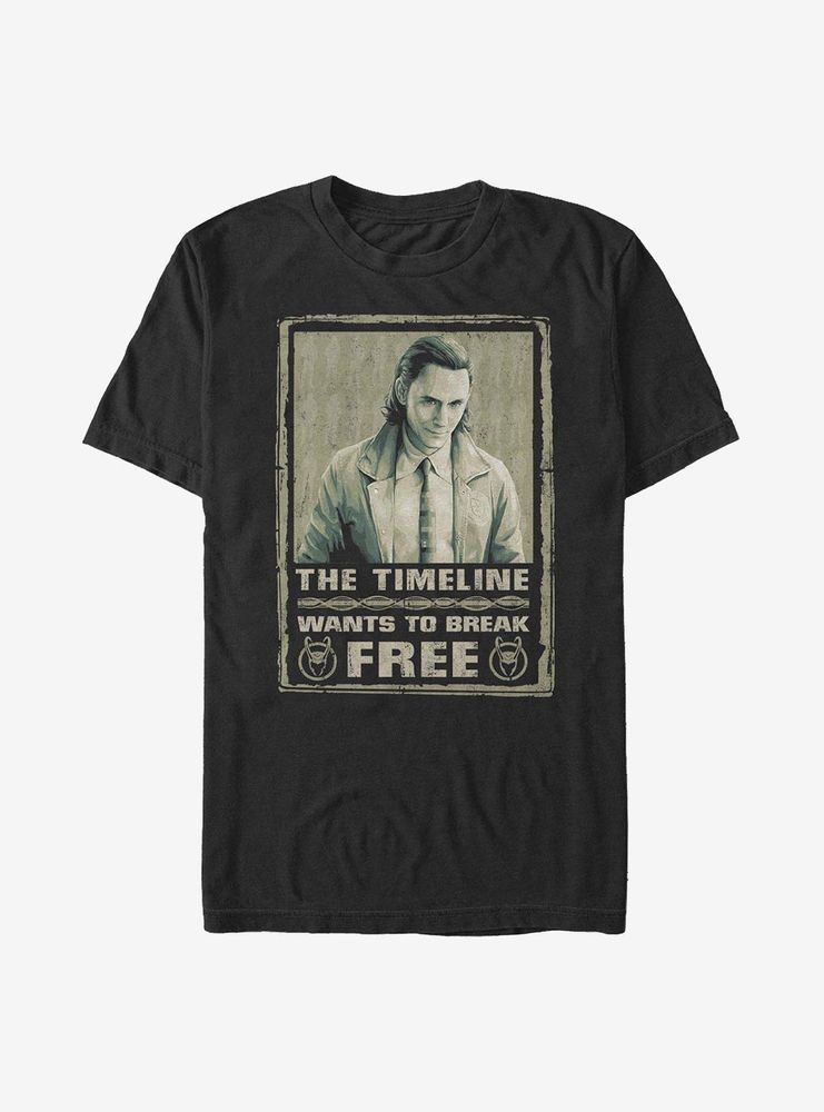 Marvel Loki The Timeline Wants To Break Free T-Shirt