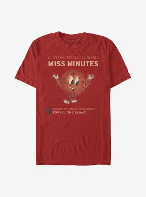 Marvel Loki Don't Forget To Check Miss Minutes T-Shirt