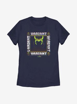 Marvel Loki Variant Glitch Womens T-Shirt