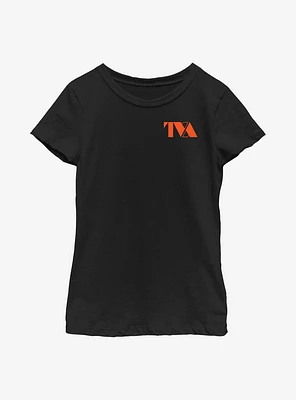 Marvel Loki TVA Logo Youth Girls T-Shirt
