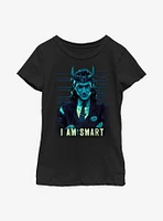 Marvel Loki I Am Smart Youth Girls T-Shirt