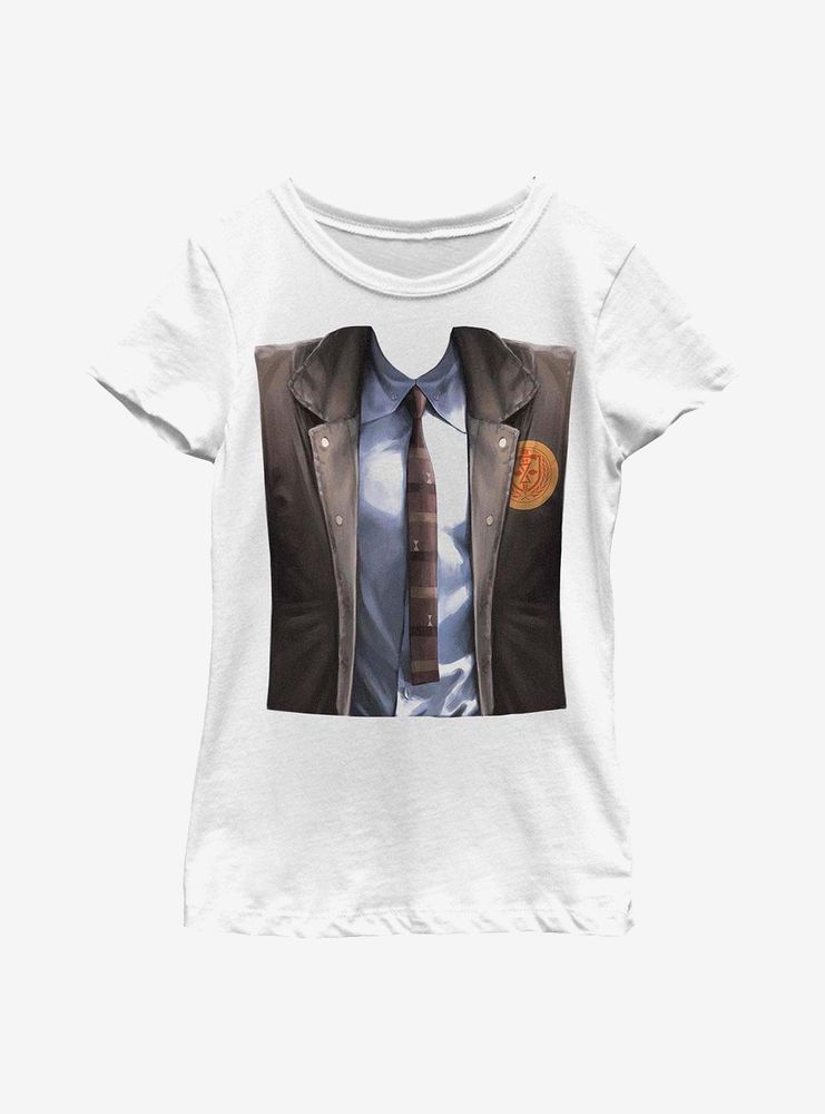 Marvel Loki Outfit Youth Girls T-Shirt