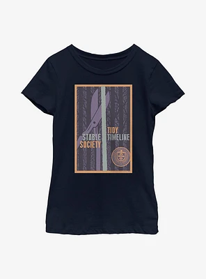 Marvel Loki Tidy Timeline Youth Girls T-Shirt