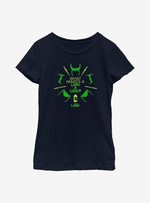 Marvel Loki What Makes A Loki? Youth Girls T-Shirt