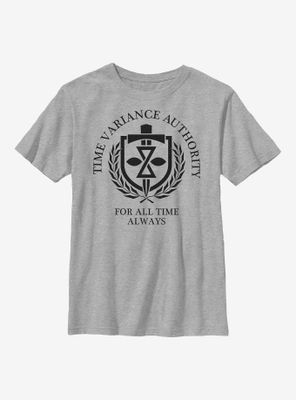 Marvel Loki Time Variance Authority For All Always Youth T-Shirt