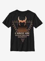 Marvel Loki Mischievious Campaign Youth T-Shirt