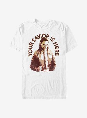 Marvel Loki Your Savior Is Here T-Shirt