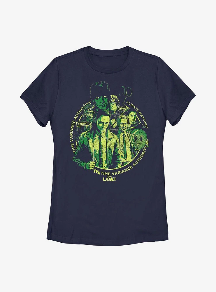 Marvel Loki Agents Of Time Womens T-Shirt