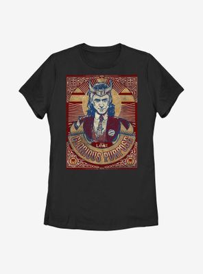 Marvel Loki Glorious Purpose Pose Womens T-Shirt