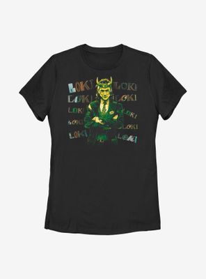 Marvel Loki Chaotic Womens T-Shirt