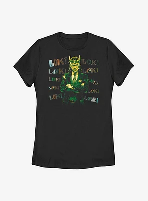 Marvel Loki Chaotic Womens T-Shirt